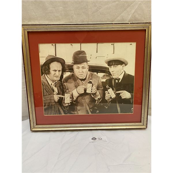 18"x16" Frammed 3 stooges Phtotgraph