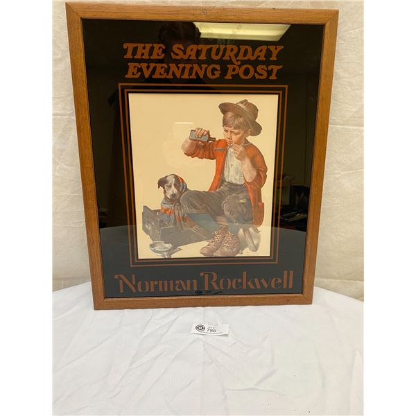 18" x 22" Norman Rockwell the Saturday Evening Post Prin