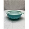 Image 3 : Vintage Pyrex Amish Butterprint Pyrex Dishes #442 1.5 QT & #444 4 QT Beautiful Turquoise
