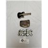 Image 1 : 3 Assorted Rock & Roll Belt Buckles AC/DC