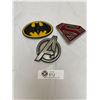 Image 1 : 3 Assorted Superheroes Belt Buckles. Superman, Batman and Avengers