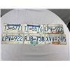 Image 1 : 6 1980's BCLicense Plates