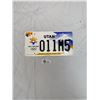 Image 1 : Salt Lake City 2002 Olympic Utah License Plate in Good Condition