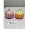 Image 1 : Vintage Fritz and Floyd " Onion" Salt & Pepper Shakers Very Good Condition Approx 3.5" T