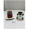 Image 1 : 2 1980's Tomy Robots- Mysta Bot & Quest Bot Battery Powered