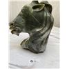 Image 1 : Large Heavy Soapstone carved horses head