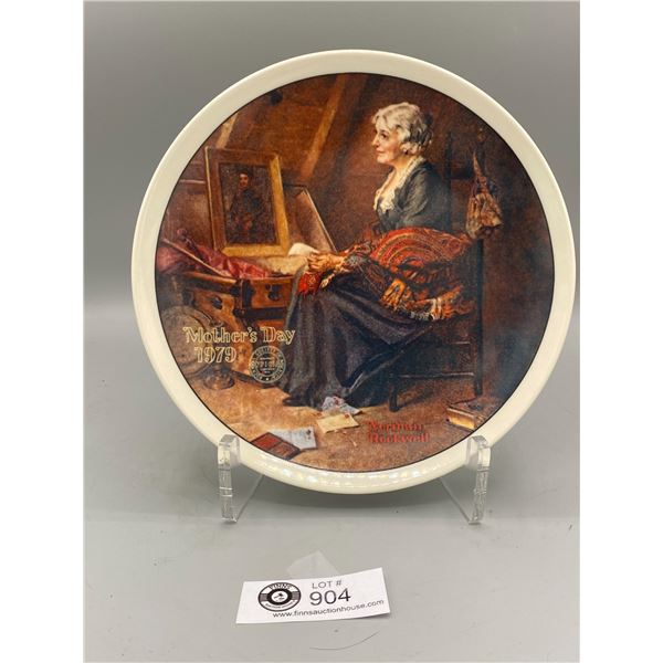 Norman Rockwell Mothers Day Plate in Box