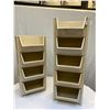 Image 1 : Lot of 9 Stackable Plastic Bins