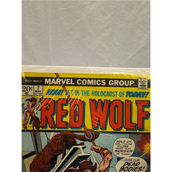 Marvel Comics #7 Red Wolf on Cardboard in Bag