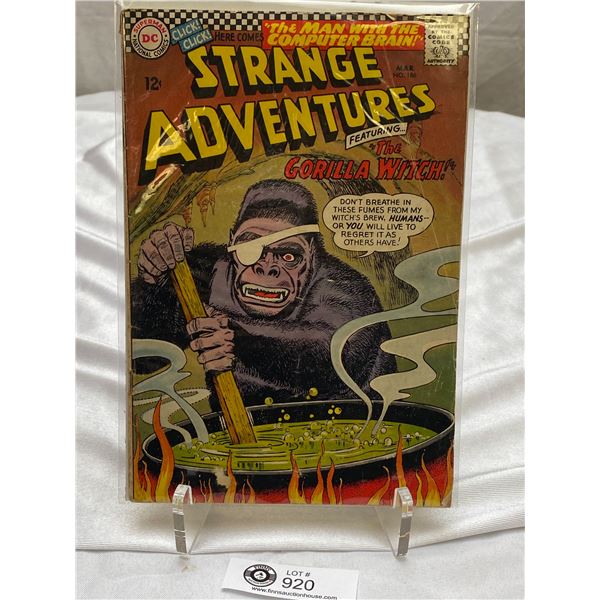 DC Comics #186 Strange Adventures on Cardboard in Bag