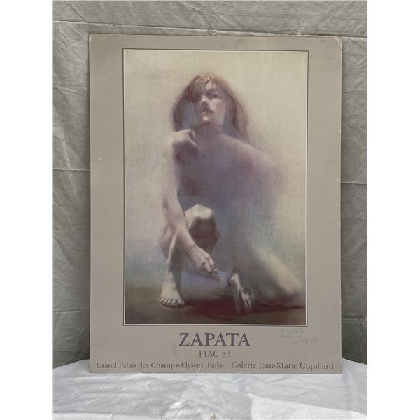 Signed Poster Zapata Fiac 83 24'' x 32''