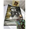 Image 1 : A Elvis Presley Poster + A Framed Blondie Poster + A Record Calender Label