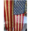 Image 1 : A Vintage American Flag Rough From Being Outside