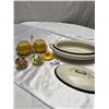 Image 2 : Mid Century Modern Dishes + 2 Paper Weights