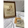 Image 1 : 2 Signed Cowboy Books By Rick Stever A Jack Russel Puppies Framed Picture and Cowboy Glass