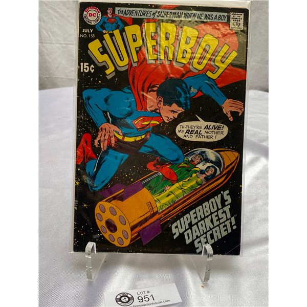 DC Comics #158 Superboy on Cardboard in Bag