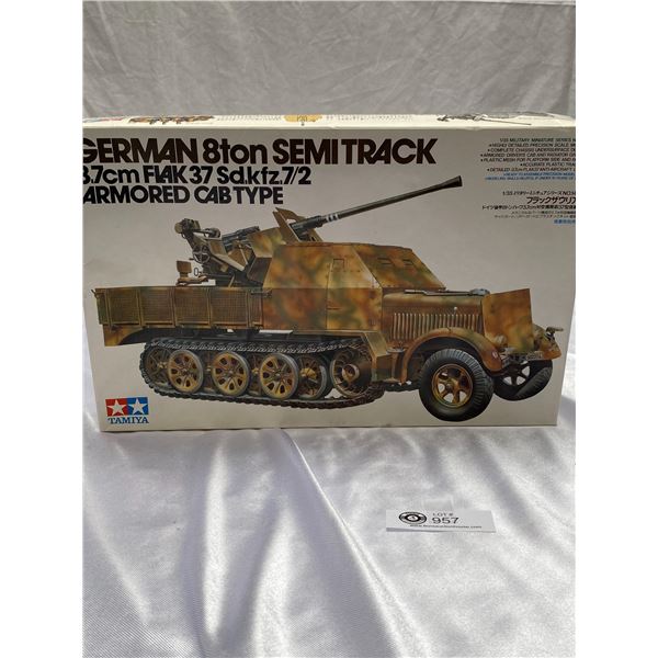 A 1 35th Scale German 8ton Semi Track Tank Complete in Box