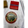 Image 3 : A Vintage Collectible Lot Sharpening Stone Electrical Tape Tin ect