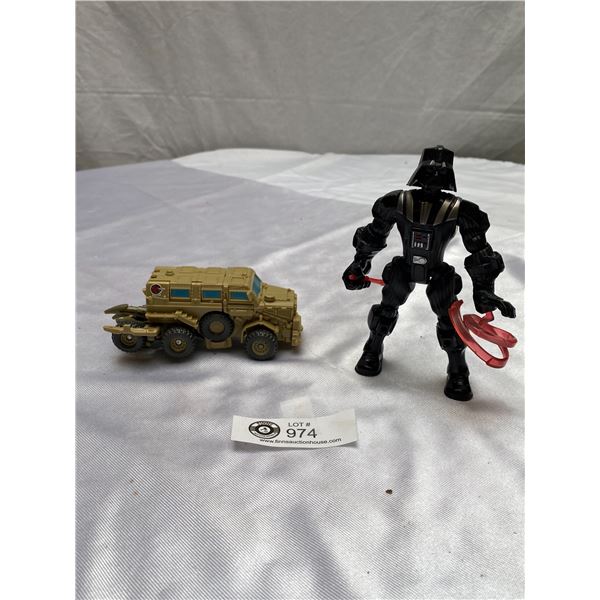 Bag of Toys Darth Vador, Army Jeep ect