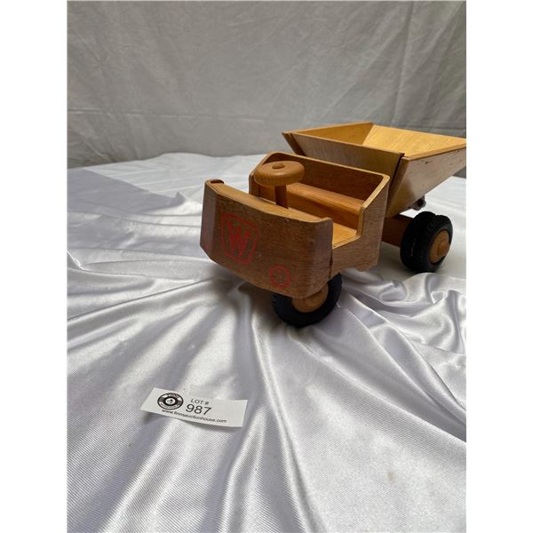 Custom Made Wooden Dump Truck