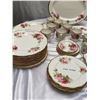 Image 2 : Vintage Royal Albert American Beauty Series. Dishes. Serving Bowls, Platters, Salt and Pepper Etc.