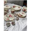 Image 3 : Vintage Royal Albert American Beauty Series. Dishes. Serving Bowls, Platters, Salt and Pepper Etc.