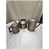 Image 1 : Lot of 3 Vintage Stove Top - 2 Percolators - 1 Kettle
