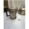 Image 2 : Lot of 3 Vintage Stove Top - 2 Percolators - 1 Kettle