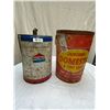 Image 1 : Five Gallon Home Oil Can plus Shortening Can