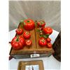 Image 1 : A Nice Vintage Decorative lot - Kitchenware, Wood Box, Wicker Wine Bottle, ect…