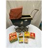 Image 1 : Antique Doll Carriage  with Children Building Block