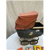 Image 3 : Antique Doll Carriage  with Children Building Block