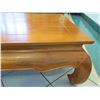 Image 9 : Hardwood Opium Coffee Table w/ Curved Legs, Indonesia 45" x 29.5" x 16"H