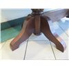 Image 10 : Dark Hardwood Dining Room Table w/ Carved Reed & Pineapple Details 7ft x 45" x 30"H