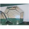Image 2 : Pair of Beveled Octagonal Geometric Wall Mirrors, Approx. 34" x 24.5"