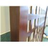 Image 10 : Tall Narra Wood Panel w/ Mother-of-Pearl Insets 36"x2"x90" (a few surface scratches from handling)