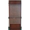Image 1 : Tall Narra Wood Panel w/ Mother-of-Pearl Insets 36"x2"x90" (a few surface scratches from handling)