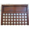 Image 2 : Tall Narra Wood Panel w/ Mother-of-Pearl Insets 36"x2"x90" (a few surface scratches from handling)