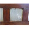 Image 8 : Tall Narra Wood Panel w/ Mother-of-Pearl Insets 36"x2"x90" (a few surface scratches from handling)