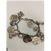 Image 2 : 800 Silver Bracelet With Mostly Sterling Charms