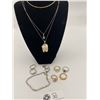 Image 1 : Lot of 18k Gold Plated Jewelry