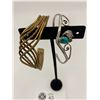 Image 2 : Small Navajo Sterling and Turquoise Bracelet and Copper Brass Bracelet