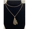 Image 3 : 1930s Halian 800 Silver, Etruscan Pendant With Charms