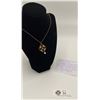 Image 1 : Exquisite Antique Victorian 9k Gold Lavalier With Chain