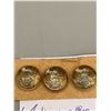 Image 2 : Six Antique circa 1900 Satsuma Porcelain Buttons