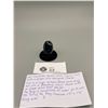 Image 2 : Art Nouveau Black Onyx Ladies Ring w a Grape Vine Design Shank Size 7