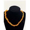 Image 2 : Vintage Genuine Amber Necklace in Honey Colour 18.5 inches