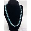 Image 2 : Stunning Genuine Fresh Water Blue Pear Necklace