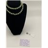 Image 1 : Beautiful Vintage Jade Ite Bead Necklace
