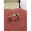 Image 2 : 14k Yellow and White Gold Wedding Ring Set